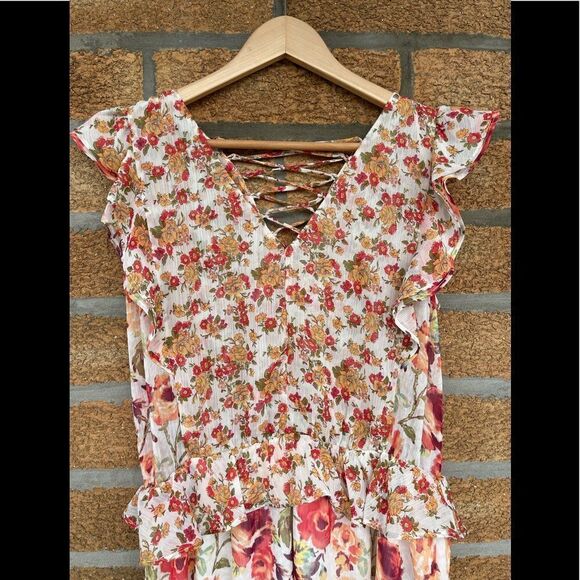 Anthropologie FIG & FLOWER boho dress large - Picture 3 of 13